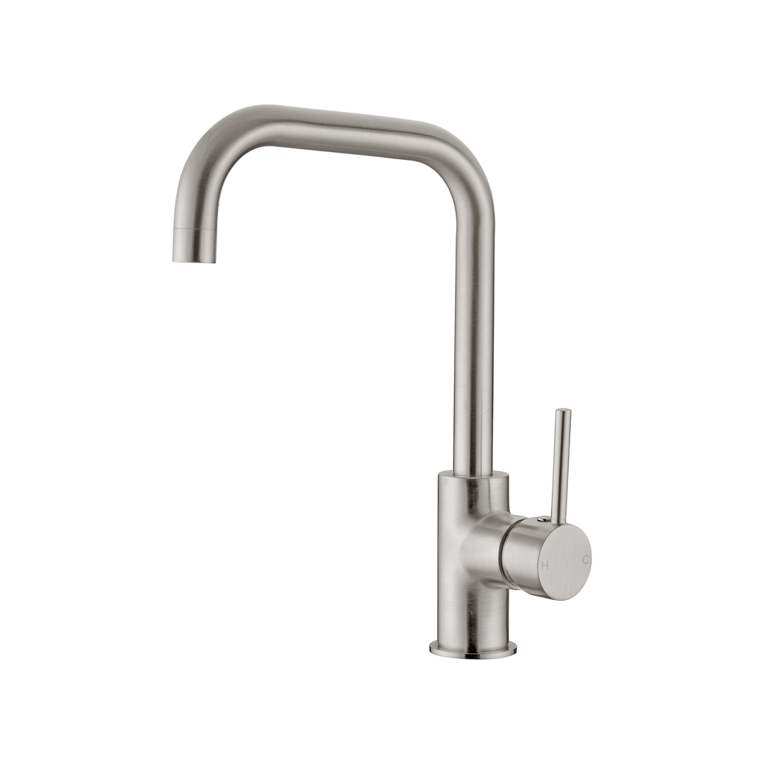Nero Dolce Kitchen Mixer Square Shape - Brushed Nickel