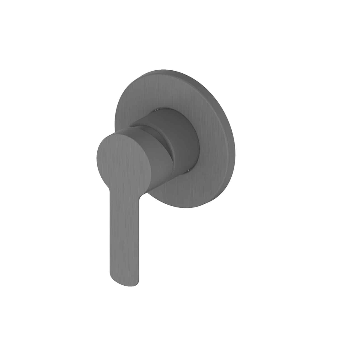 Greens Astro Ii Shower Mixer Mini Plate Gun Metal