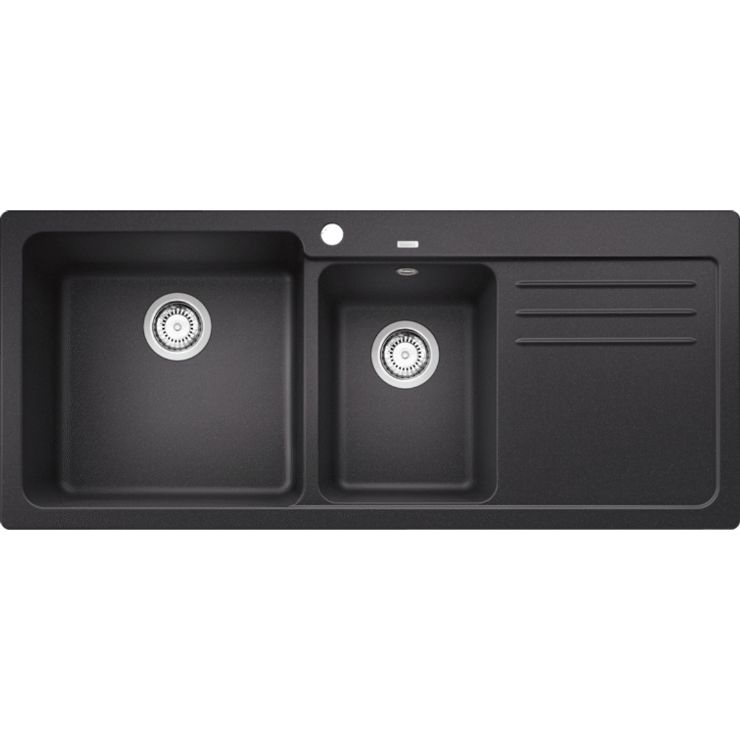 Blanco Naya8S Silgranit 1&1/2 Bowl Inset Sink & Drainer Anthracite