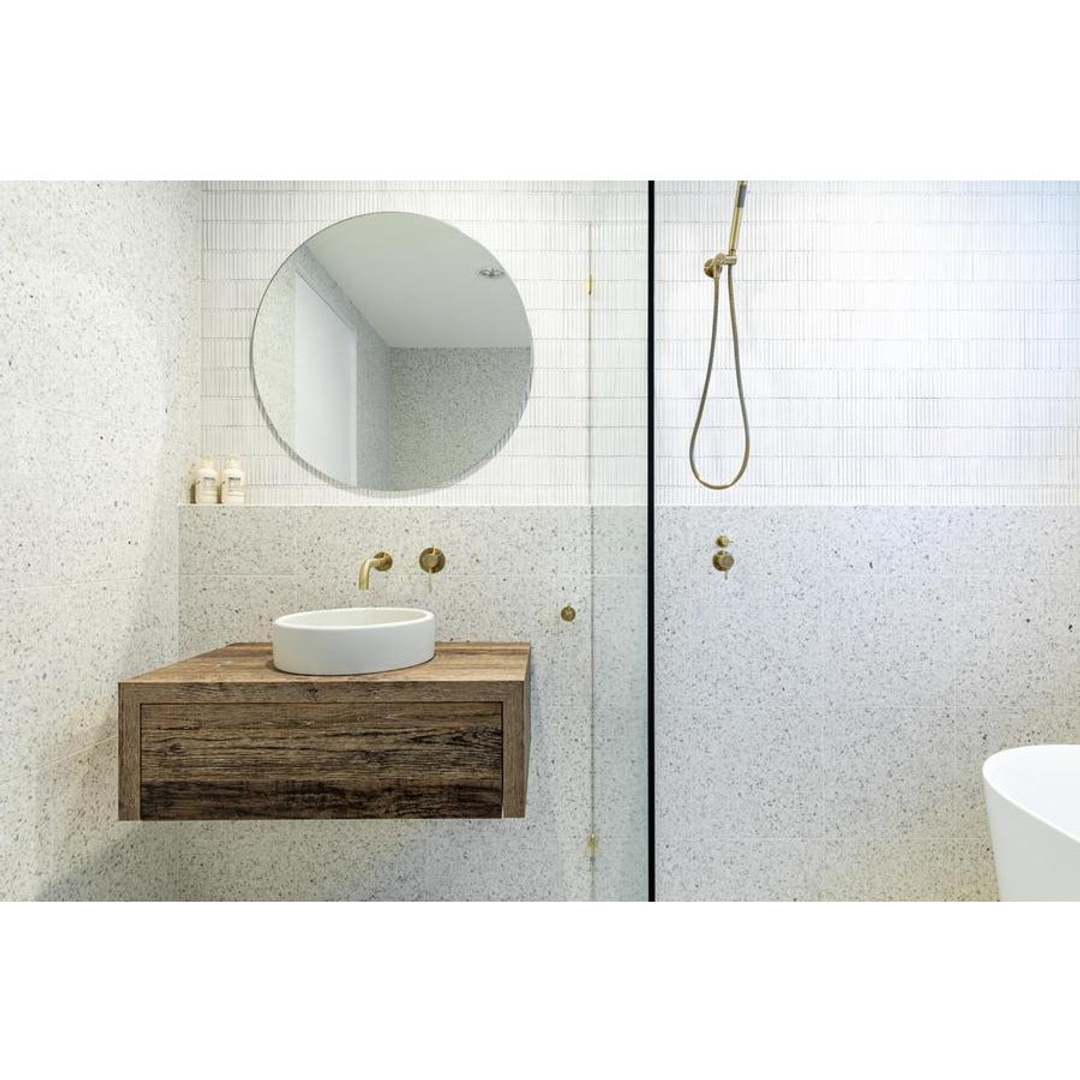 Meir Round Hand Shower On Swivel Bracket Tiger Bronze