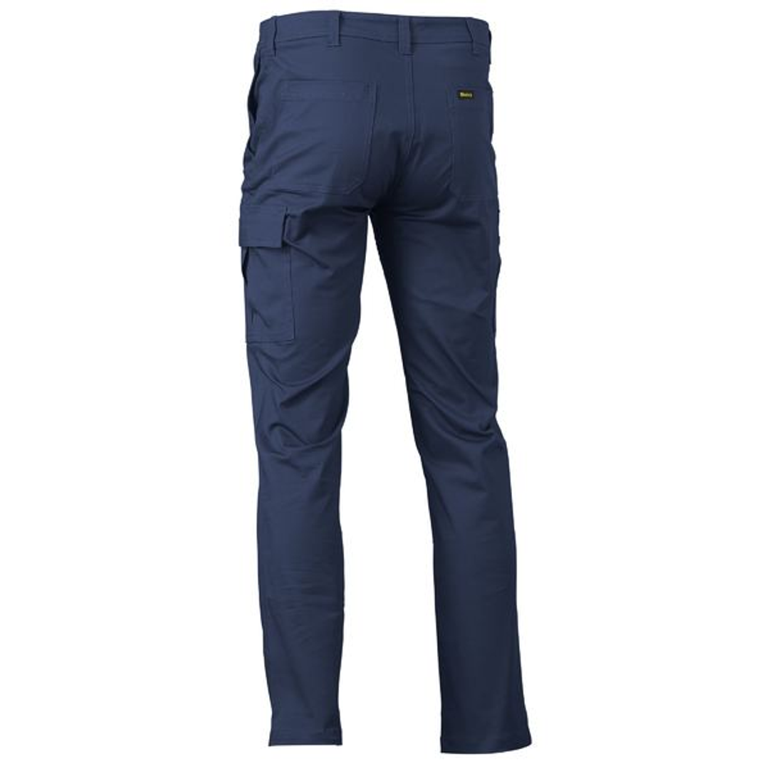 Bisley Stretch Cotton Drill Cargo Pant Navy