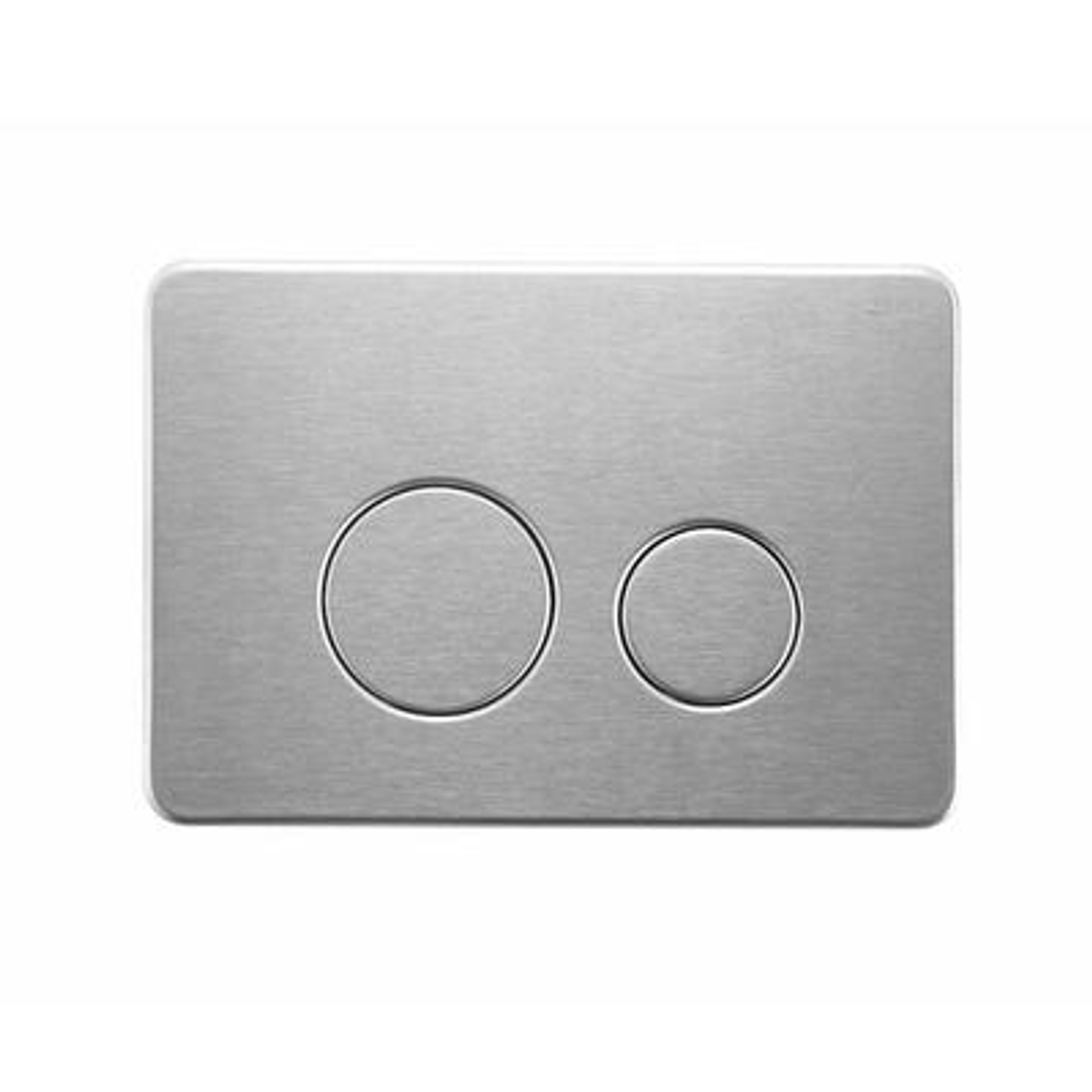 Zumi Java Round Stainless Steel Flush Plate Brushed Nickel