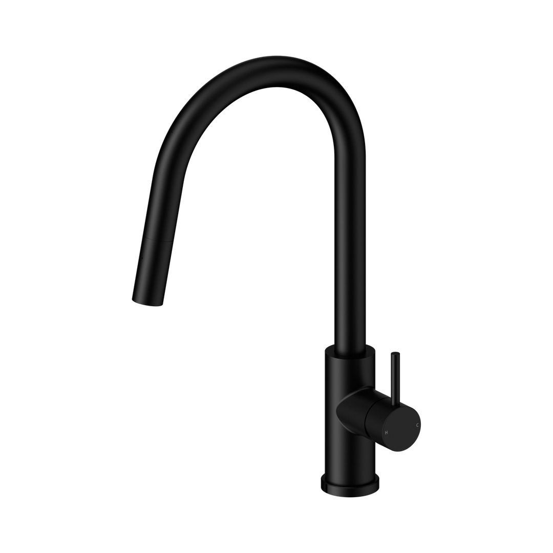 Nero Dolce Ii Pull Out Sink Mixer Matte Black