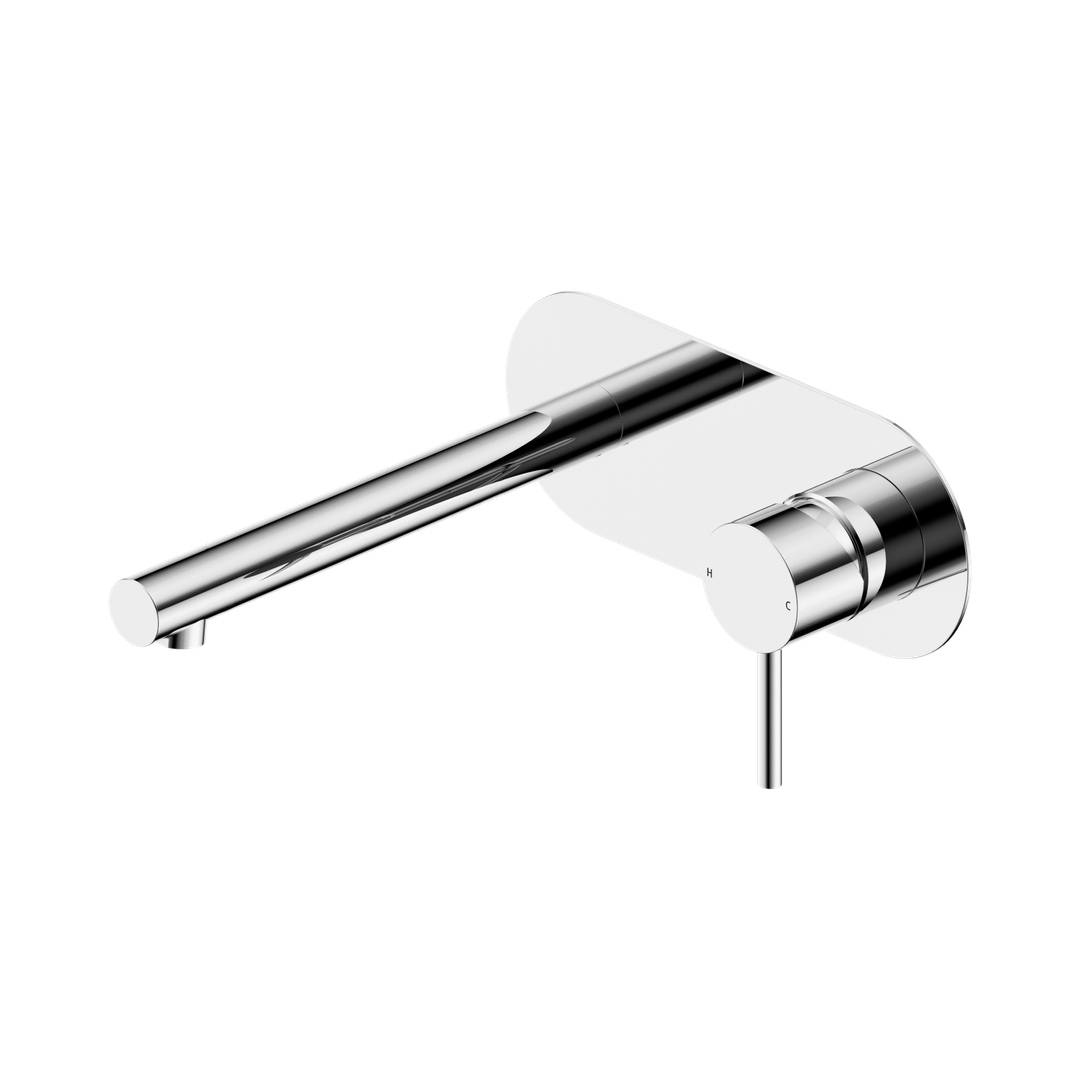 Nero Dolce Ii Wall Basin/Bath Mixer Chrome