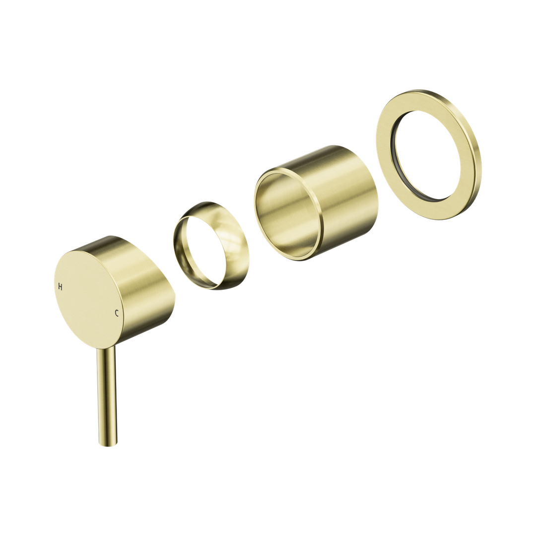 Nero Dolce Ii Shower Mixer Trim Kits Only Brushed Gold