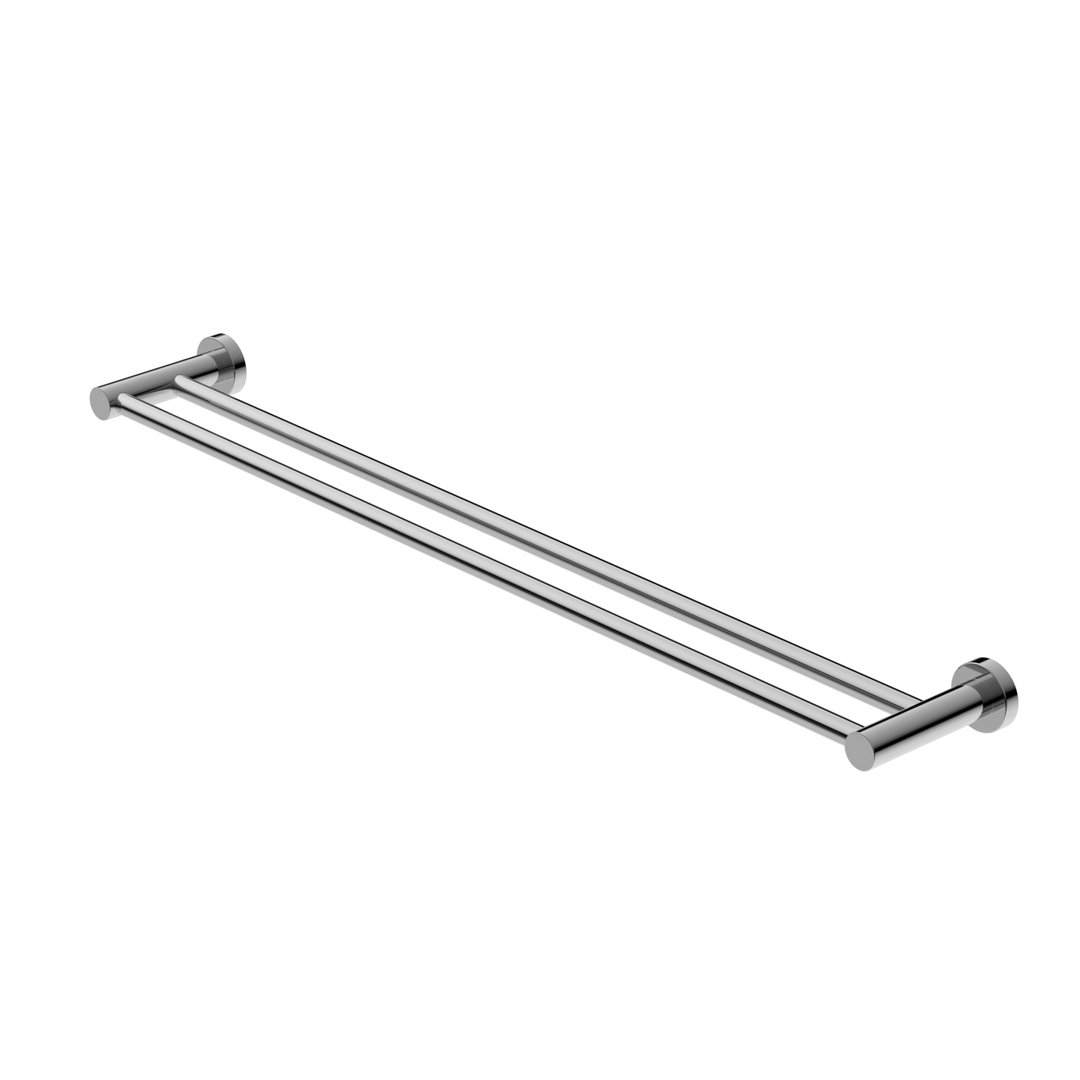 Harmony Senza Plus Double Towel Rail 800Mm Chrome