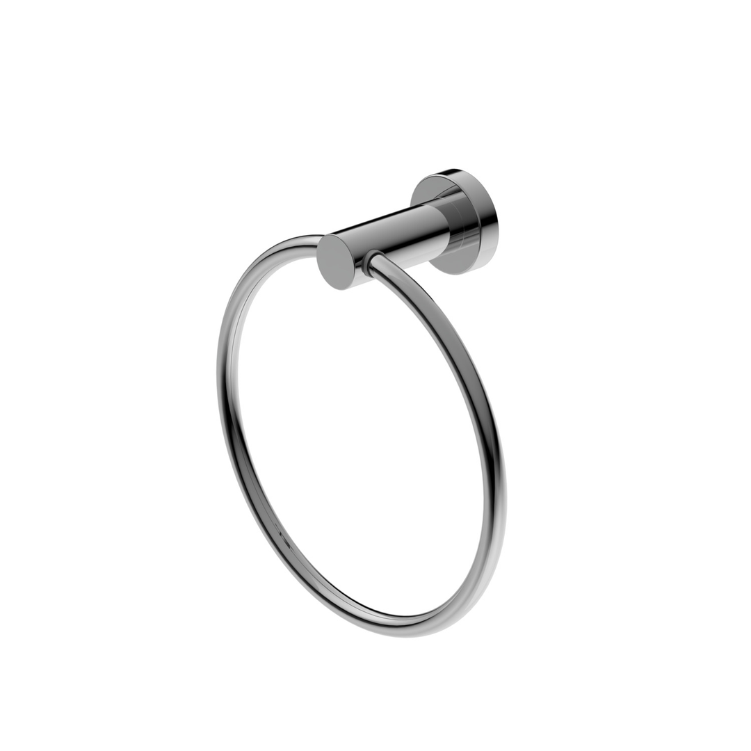 Harmony Senza Plus Hand Towel Ring Chrome