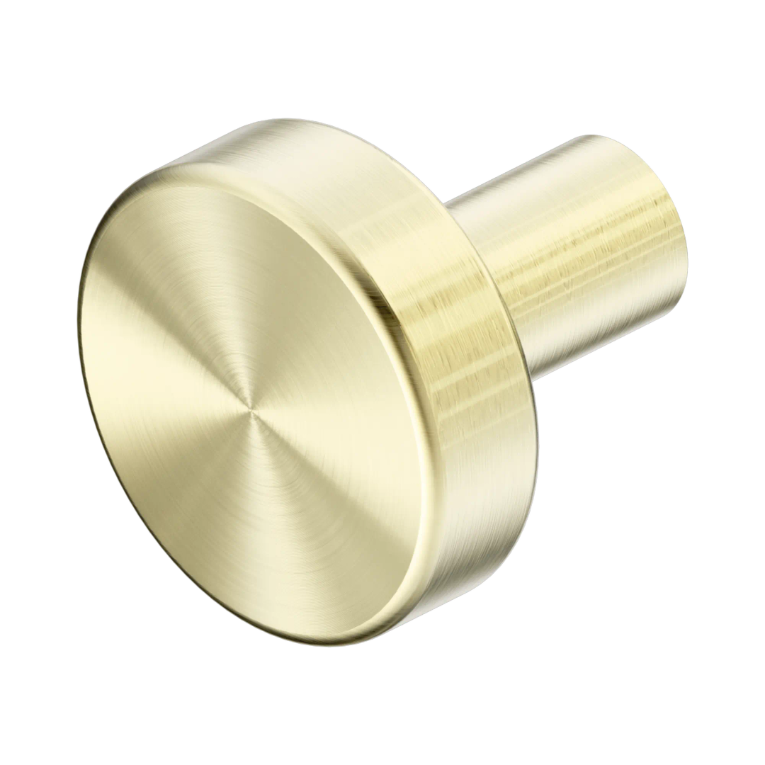 Nero Mecca Cabinet Knob – Ø26 Brushed Gold