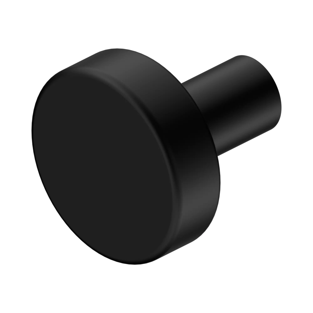 Nero Mecca Cabinet Knob – Ø36 Matte Black
