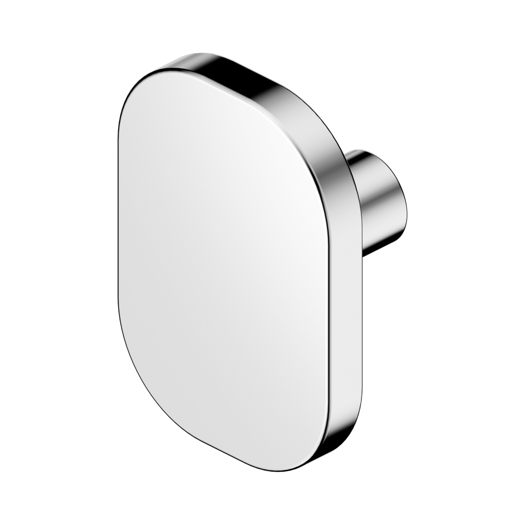 Nero Bianca Cabinet Knob Chrome