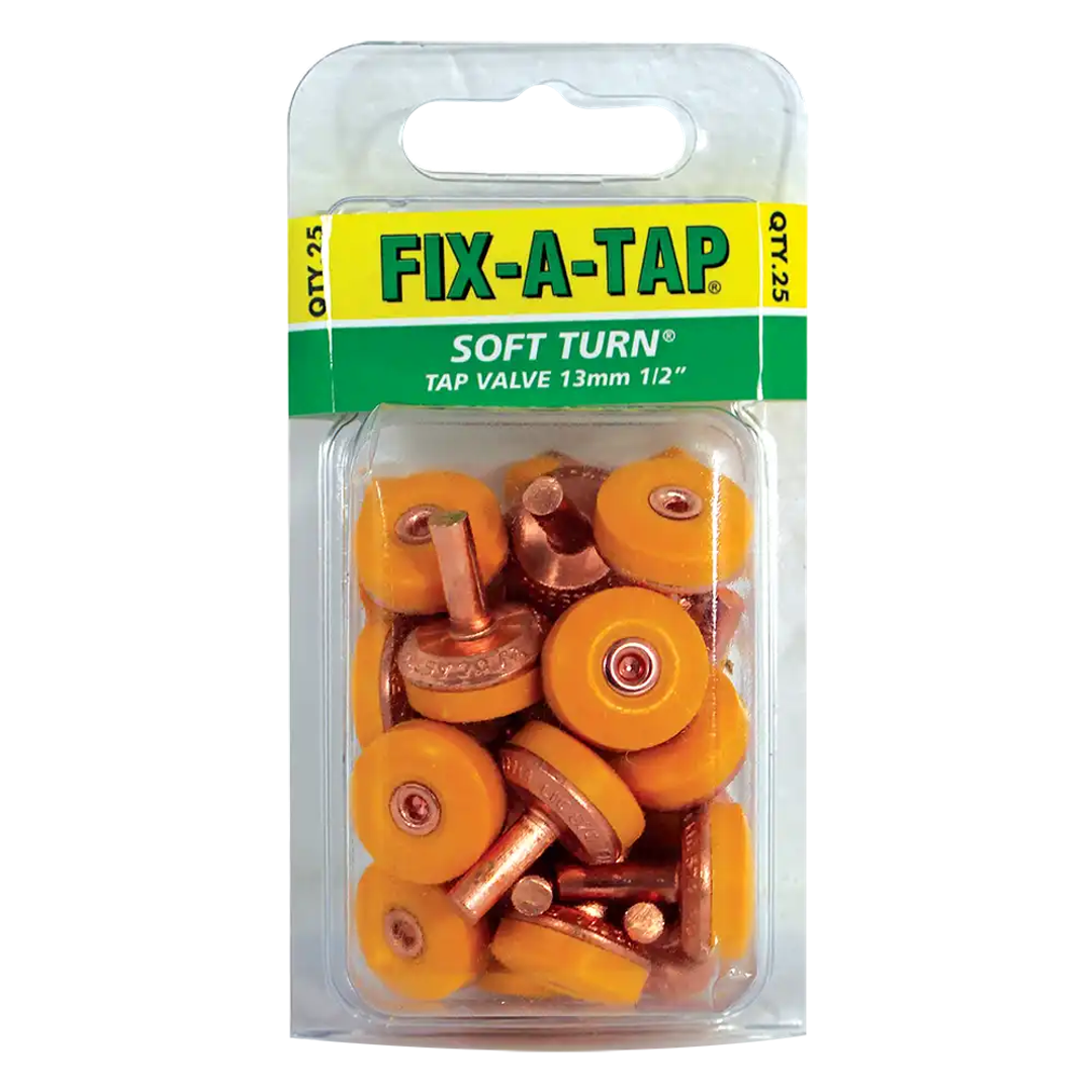 FIX-A-TAP Soft Turn 12Mm Tap Valves Pkt 25 (263063)