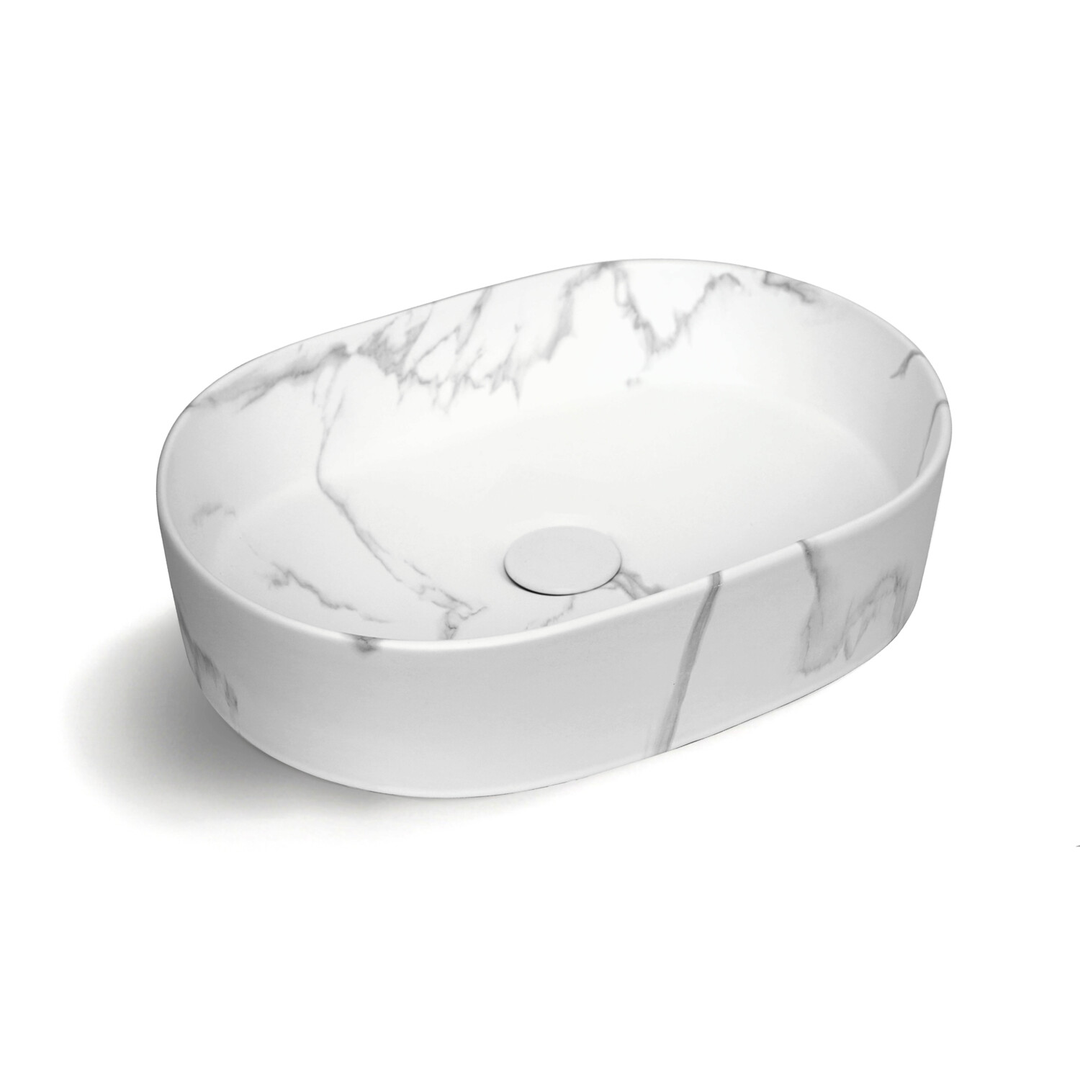 Otti Oval Basin Carrara 500X340