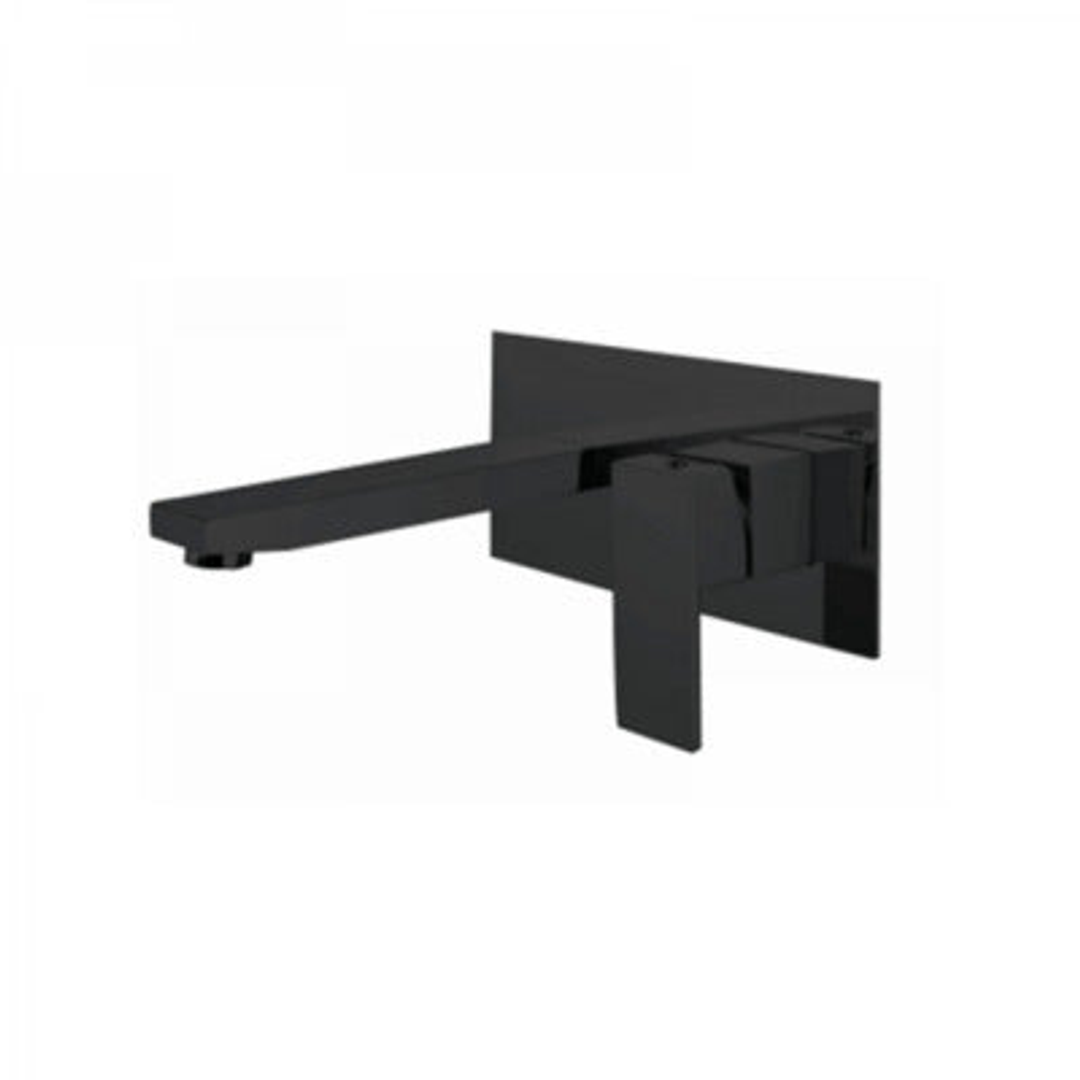 Bestlink Nautica Wall Basin Mixer Set 35mm Cartridge Matte Black