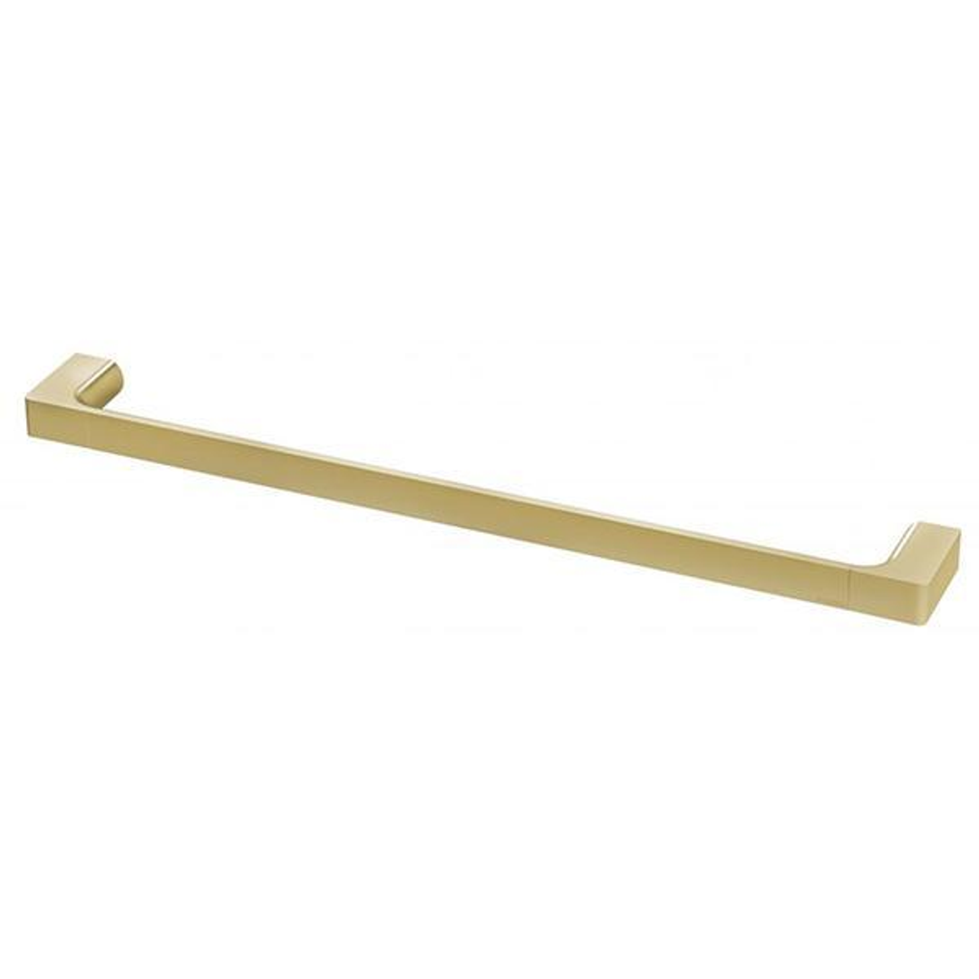 Phoenix Gloss Single Towel Rail 600mm Brushed Gold
