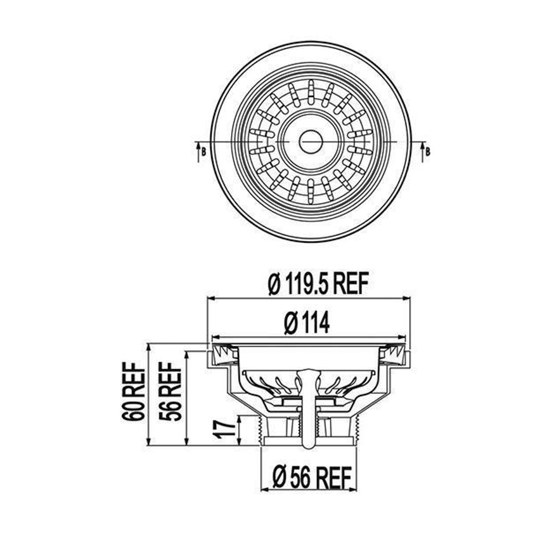 Eureka S35L Compact Tub & Cabinet With By-Pass By Caroma(Caroma P#:7111)