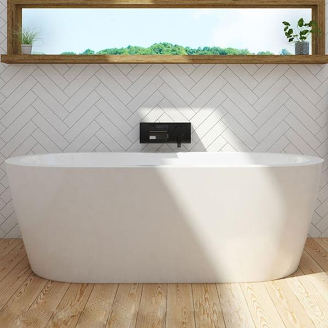 Decina Cool Freestanding Bath White 1500mm