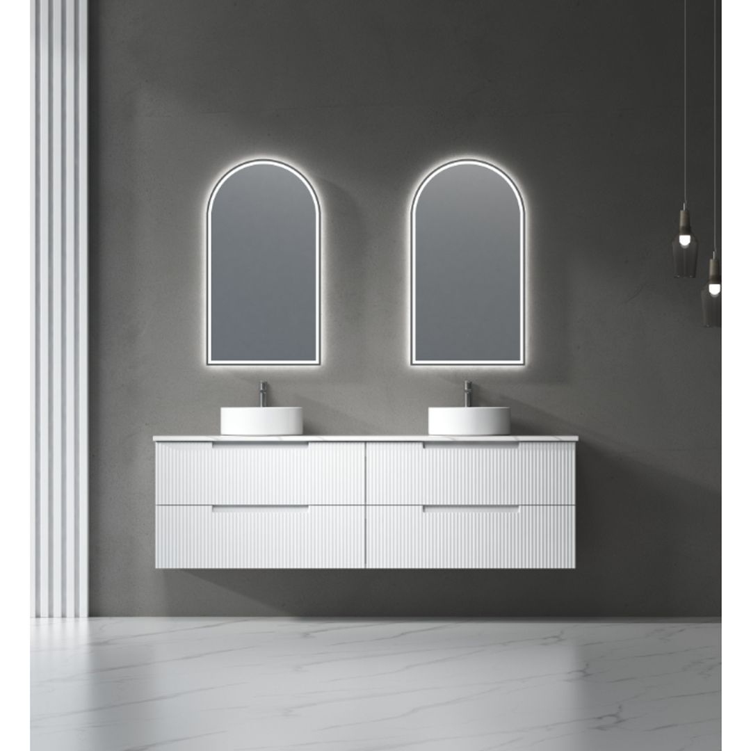 Aulic Canterbury Arch Led Mirror 500X900X30mm Frameless
