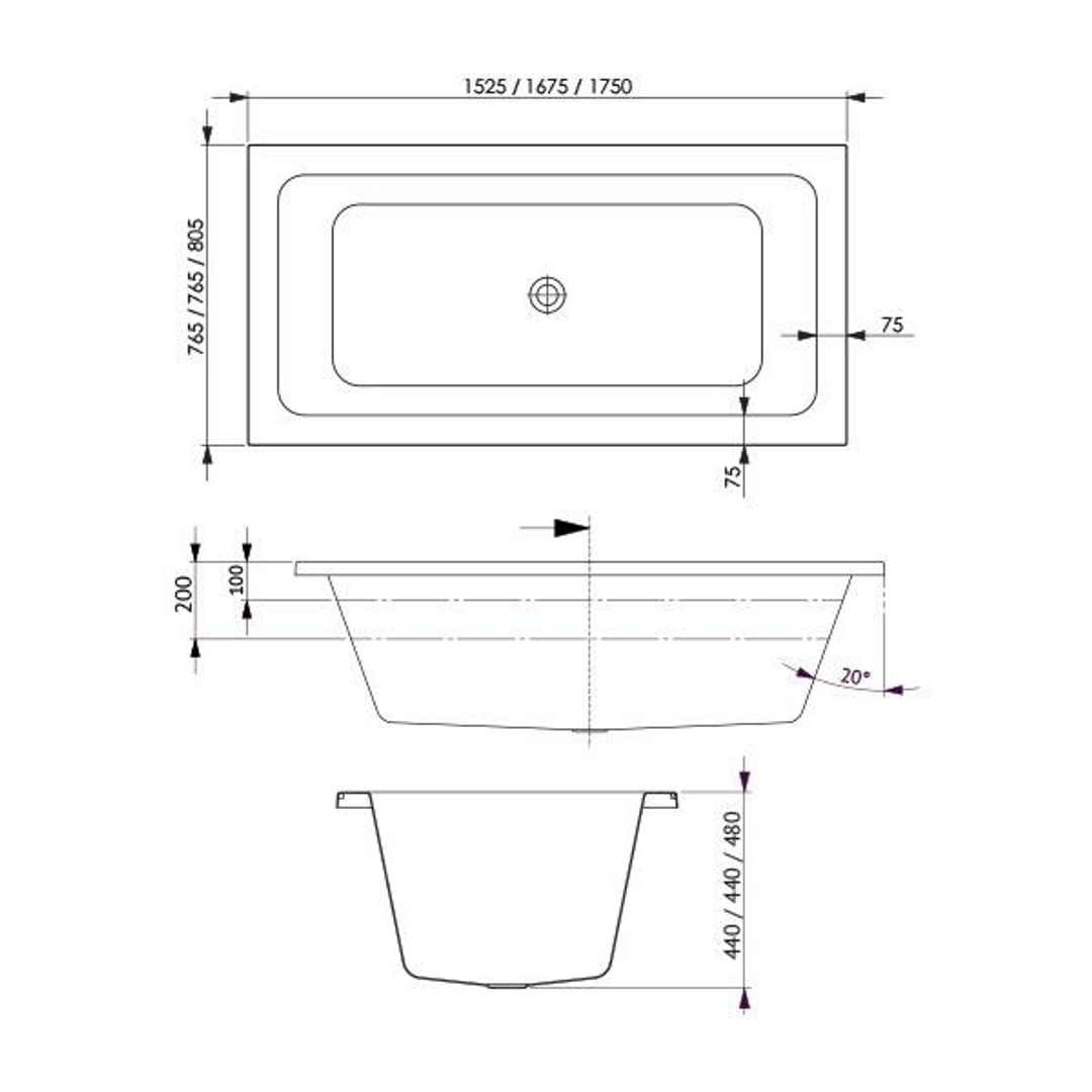 Carina Santai 12 Jetss White 1675mm
