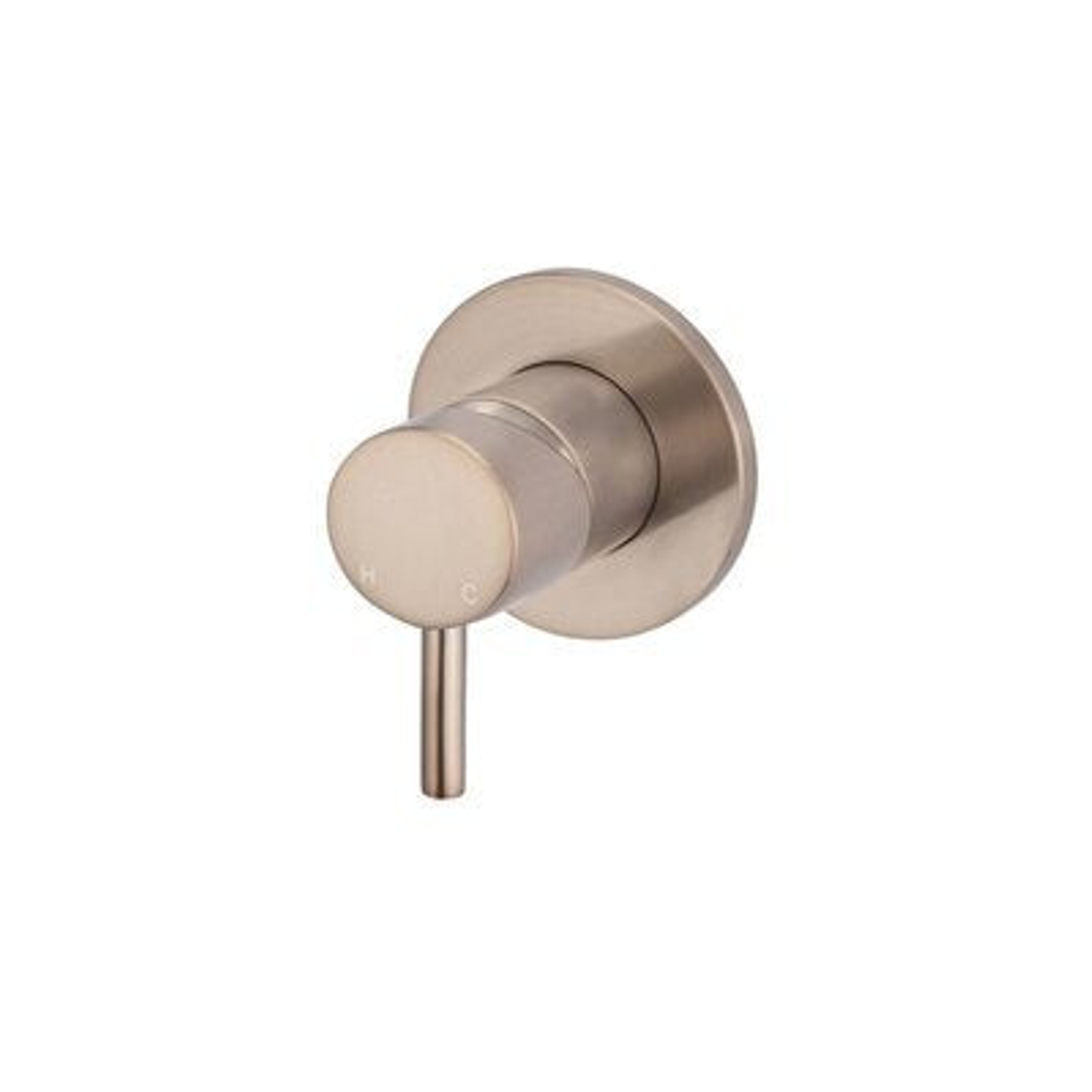 Meir Round Wall Mixer Champagne