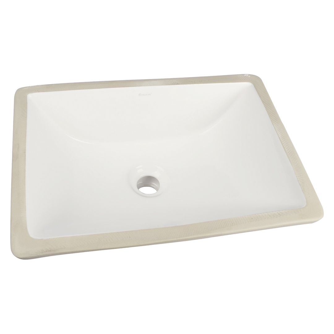 Otti Under Mount Basin Nth Gloss White With Overflow Size:460*330*175