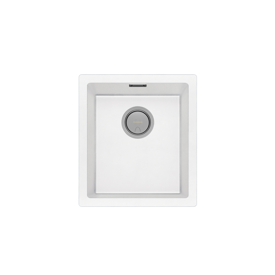 Phoenix 5000 Series Single Bowl Under / Over Sink Matte White