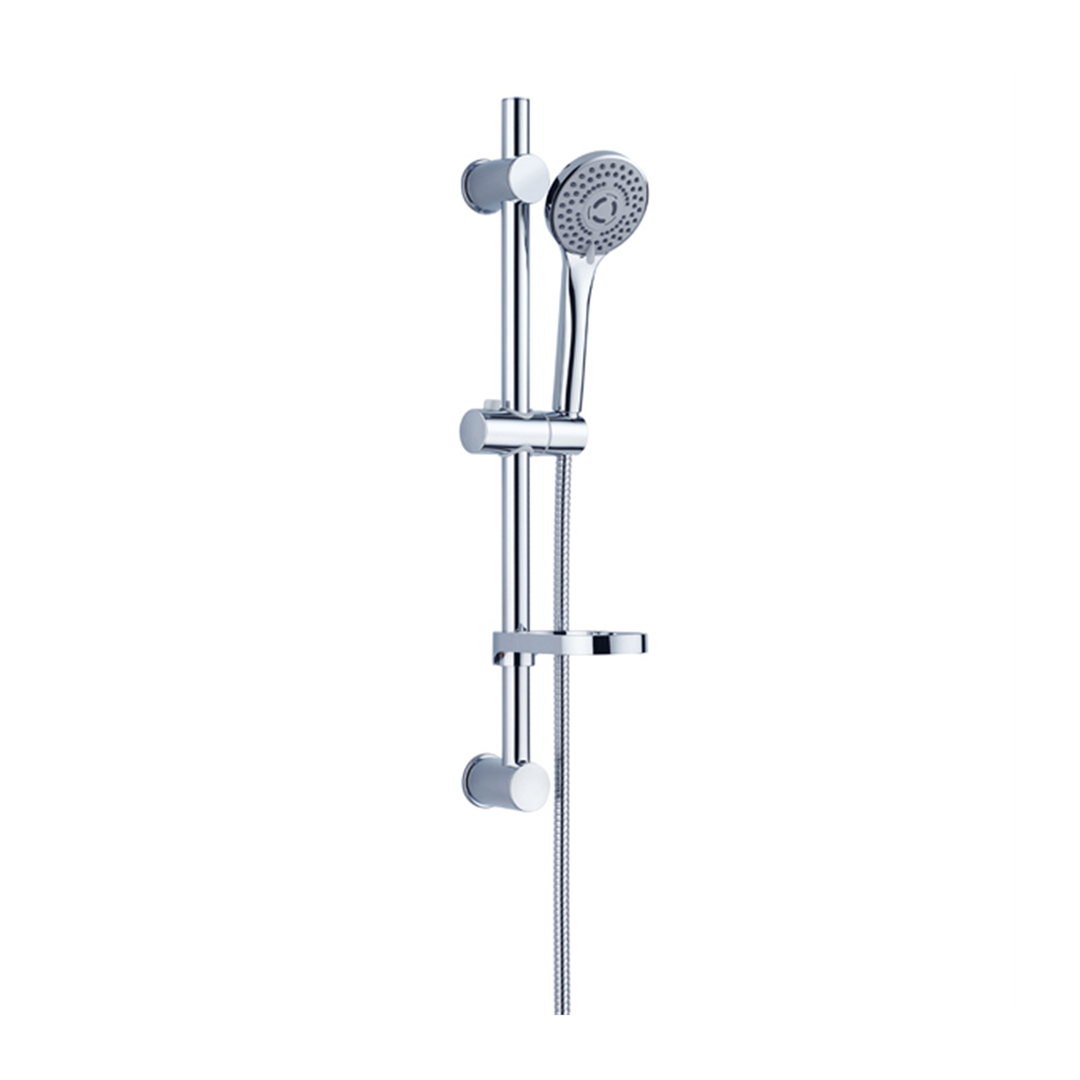 Nero Budget Shower Rail - Chrome