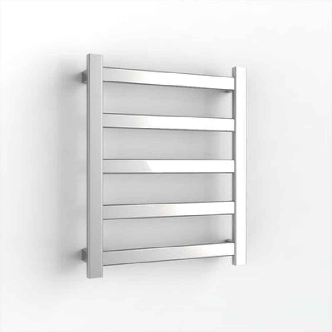 Avenir Hybrid Heated 5 Bar Towel Rail 72X60Cm Mirror Stainless