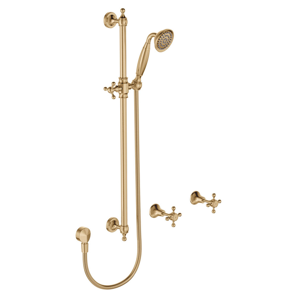Fienza Lillian Rail Shower Set Urban Brass