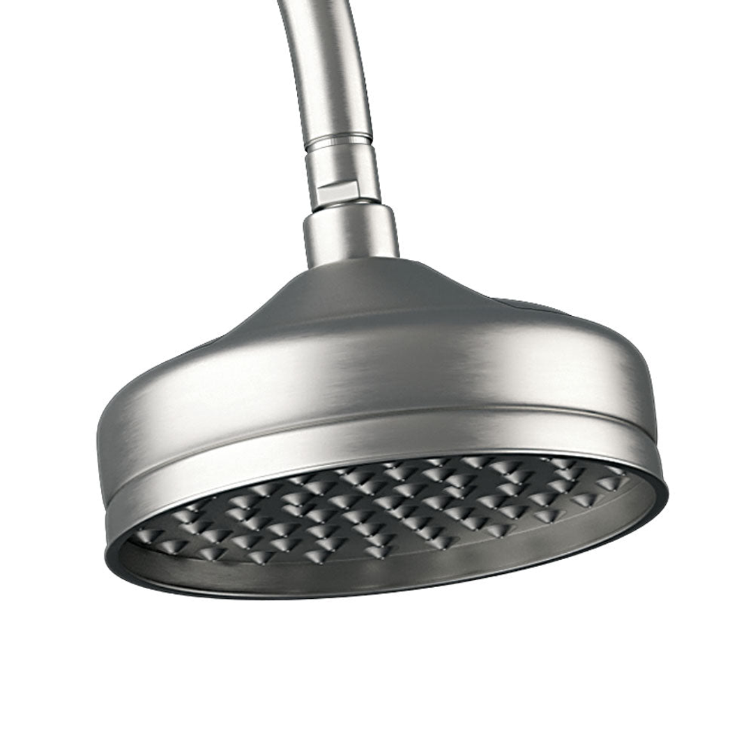 Fienza Lillian M/Funct Twin Shower Rail Brushed Nickel 455114Bn