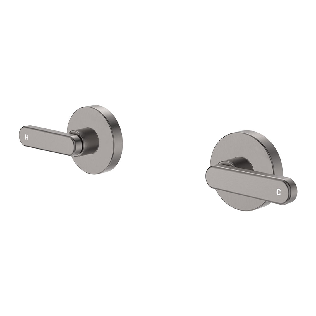 Fienza Kaya Lever Wall Taps Gun Metal Sus304 & Lf Brass