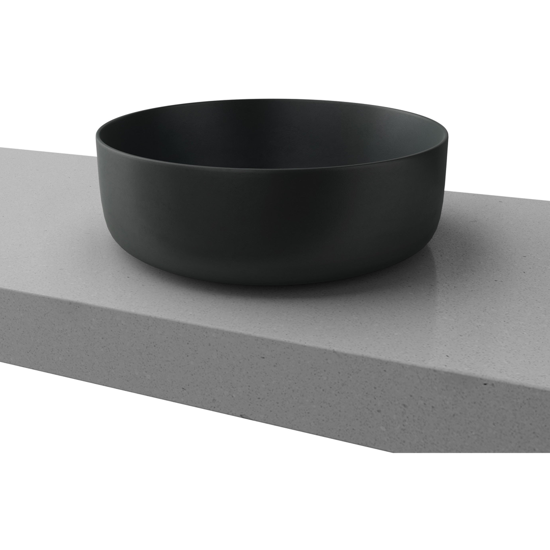 Timberline Allure Above Counter Ceramic Basin Black