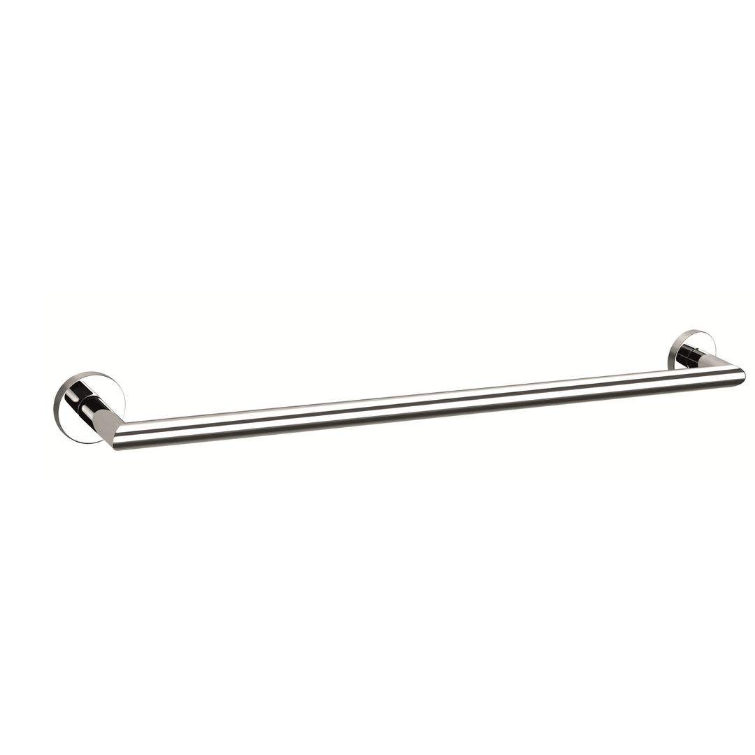 Nero Dolce 700mm Single Towel Rail - Chrome