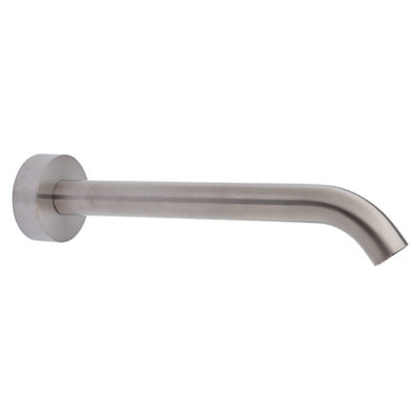 Fienza Kaya Wall Basin/Bath 220mm Outlet Brushed Nickel With Brushed Nickel Plate
