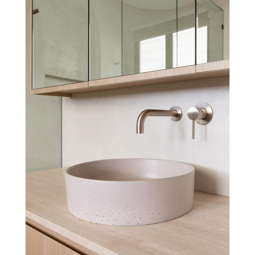 Meir Round Champagne Wall Mixer