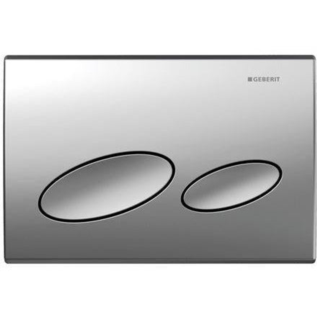 Kappa 20 Dual Flush Plate Satin Chrome