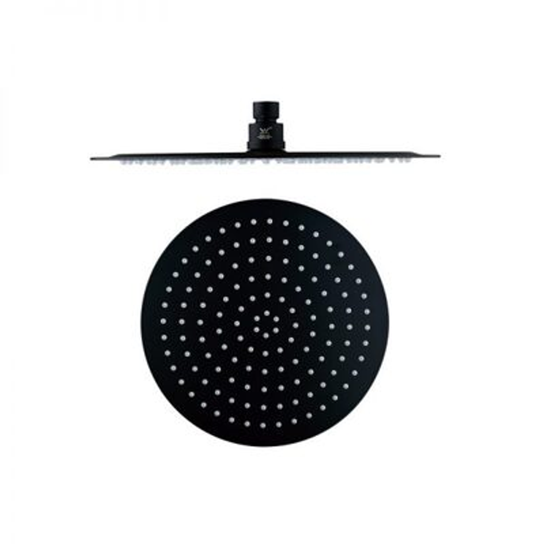 Bestlink Nirvana Stainless Steel Shower Rose Round Matte Black