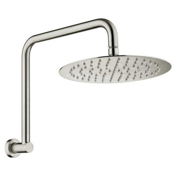 Fienza Kaya Gooseneck Shower Arm Set Brushed Nickel