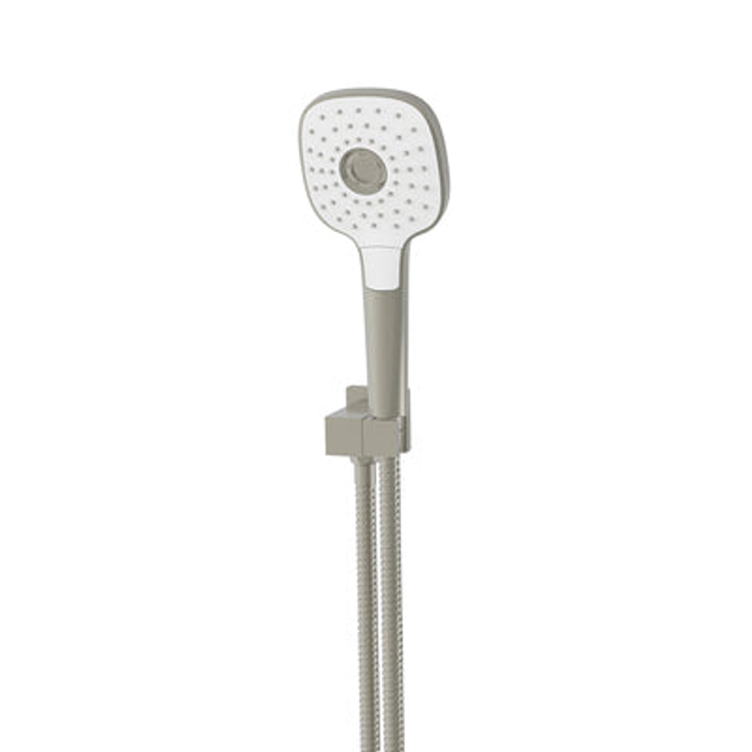 Greens Corban Handshower With Wall Outlet Bracket & Hose Brushed Nickel 9019301