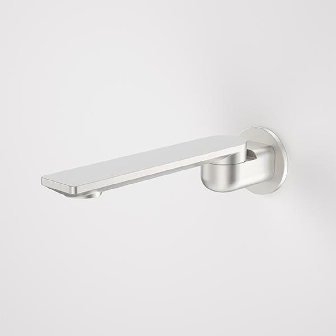 Caroma Urbane II 220mm Round Bath Swivel Outlet Brushed Nickel