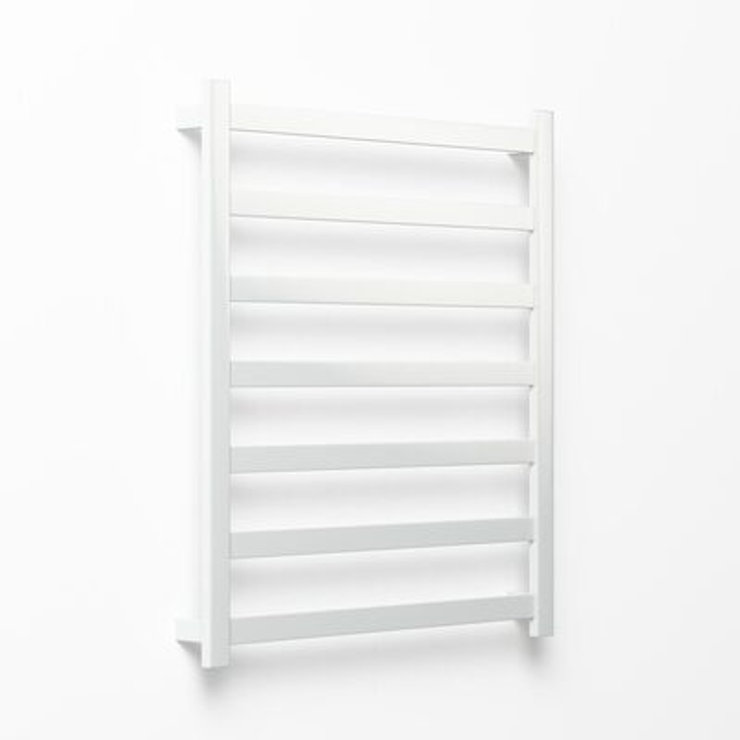 Avenir Hybrid Heated 7 Bar Twoel Rail 102X90Cm Mirror Stainless