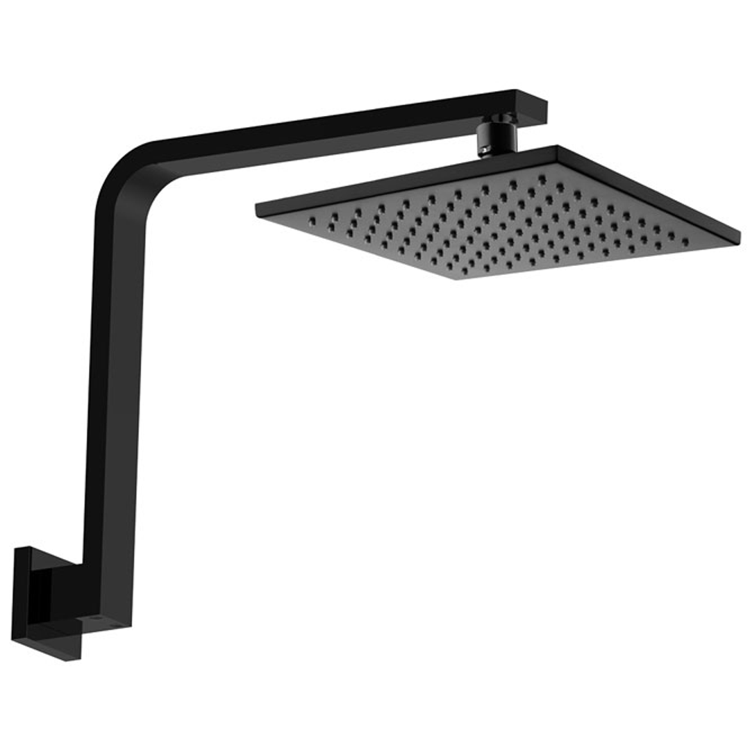 Modena Black Overhead Shower - 200mm(Fienza P#:411101B)