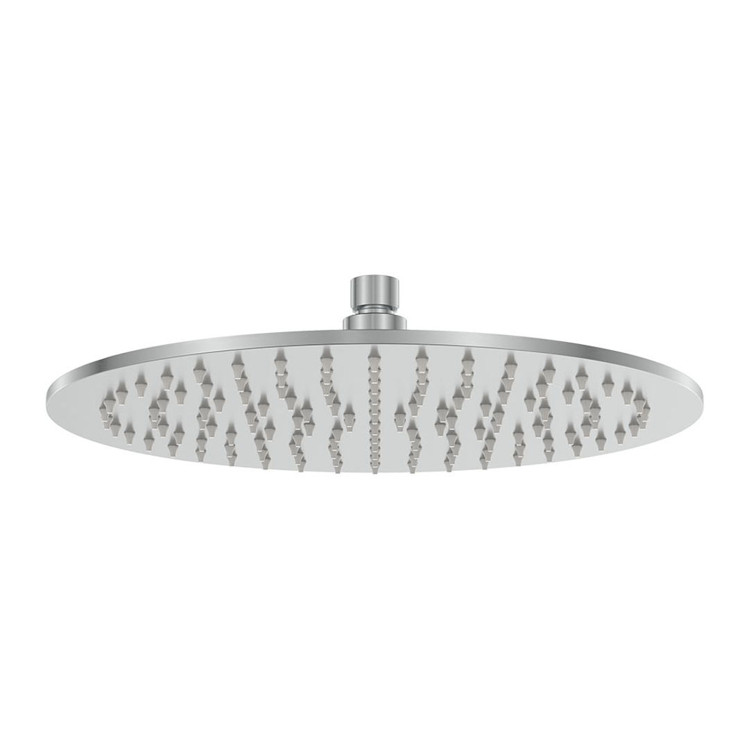 Fienza Kaya 300Mm Round Shower Head For Kaya Outdoor Showers 6Mm Thick Brushed 316Ss