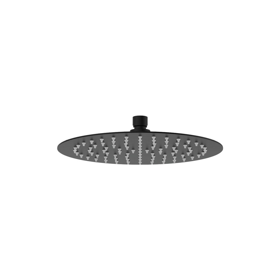 Fienza Kaya Round Shower Head 250mm Matte Black