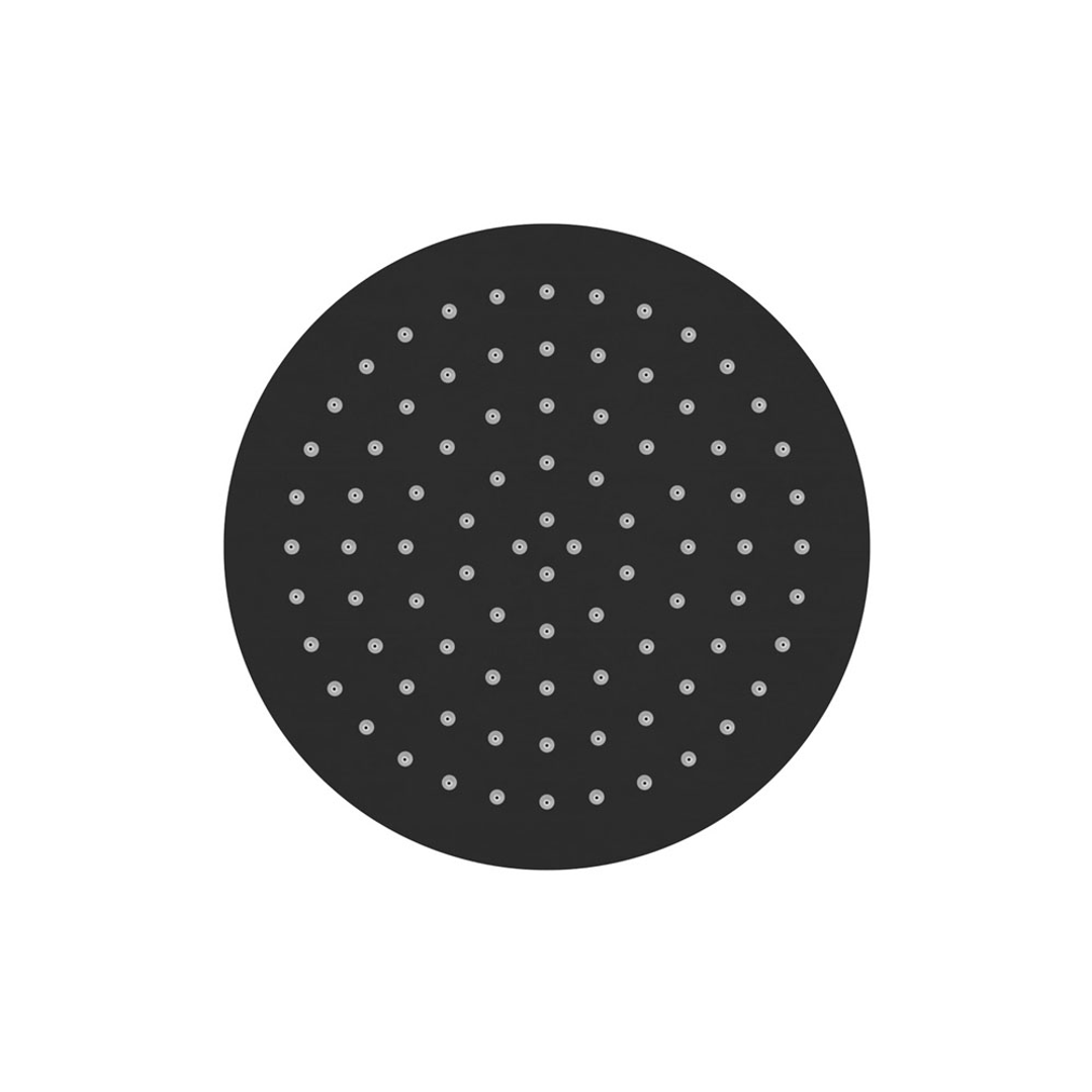 Fienza Kaya Round Shower Head 250mm Matte Black