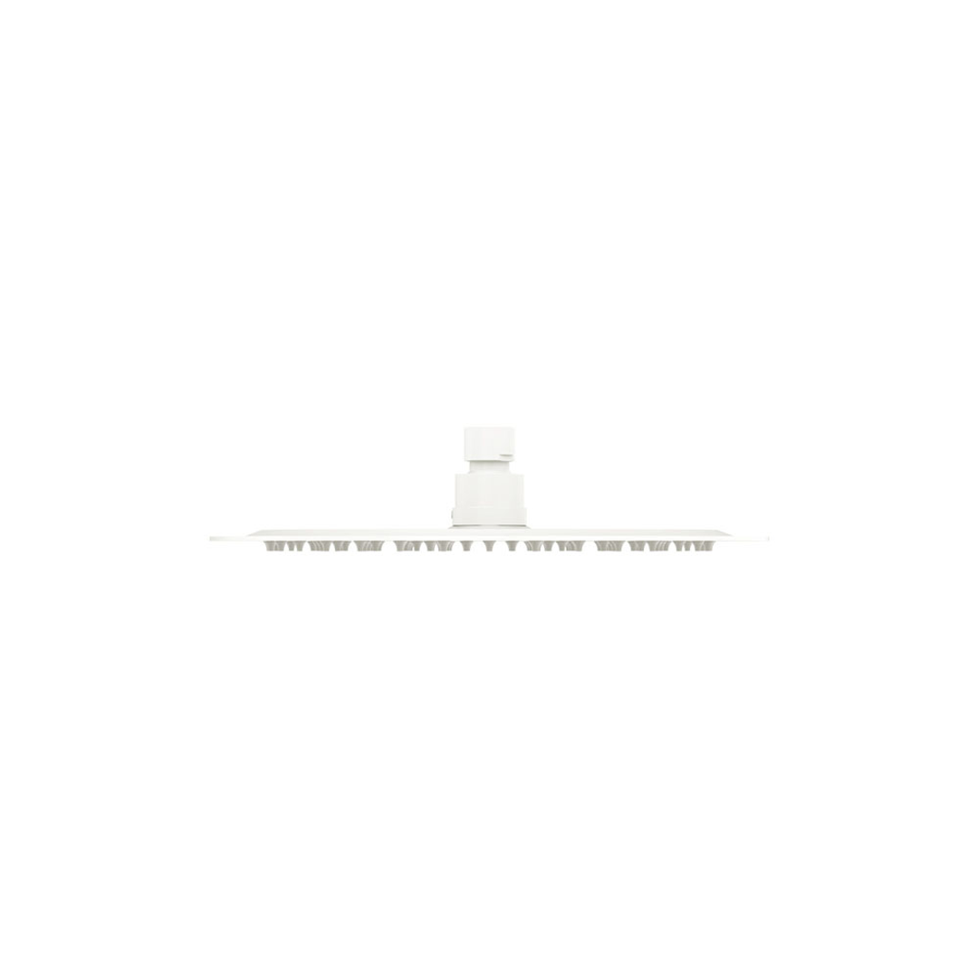 A white recessed LED ceiling light fixture shown from a top-down view against a solid white background.