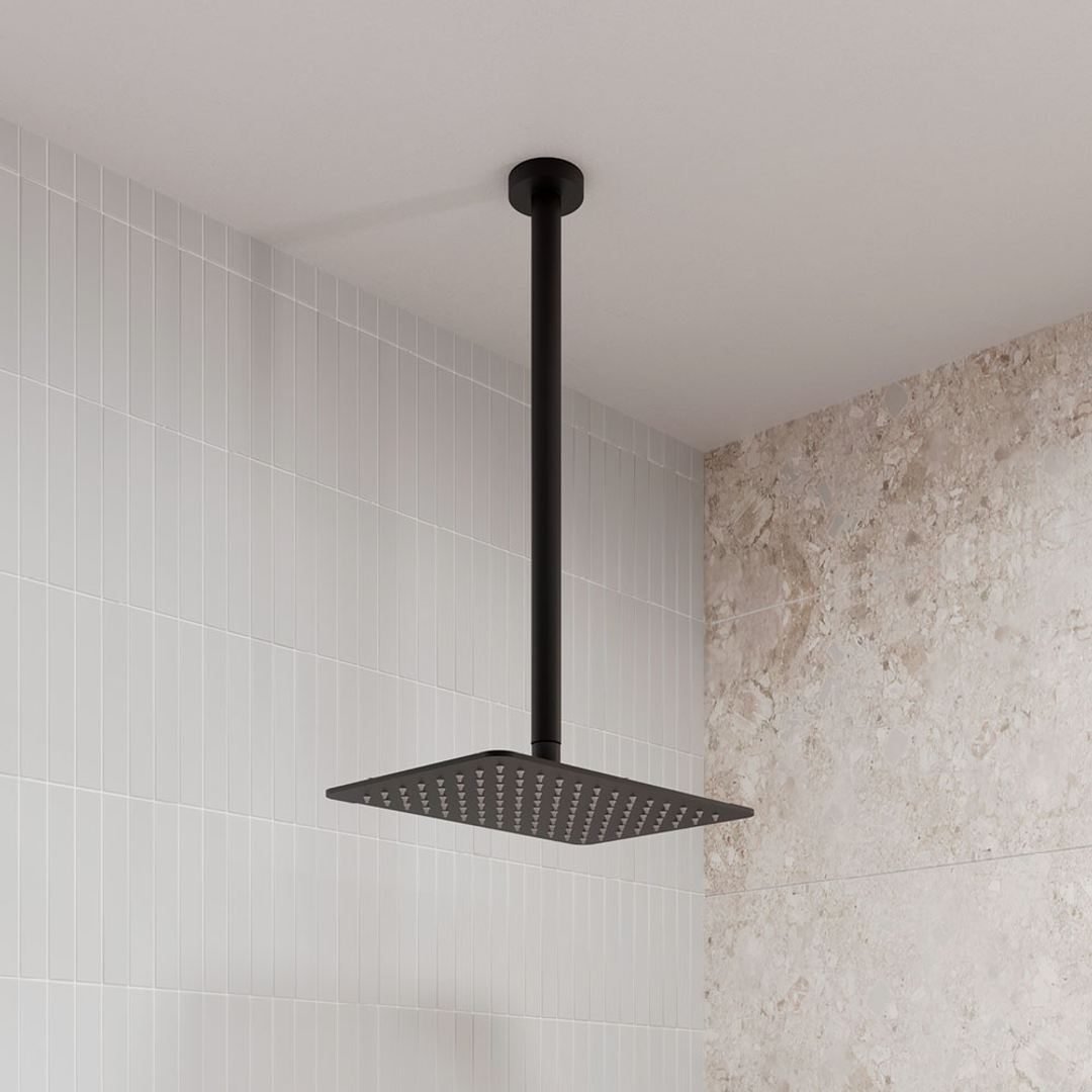 BLACK ROUND CEILING DROPPER 450MM(FIENZA P#:422114C)