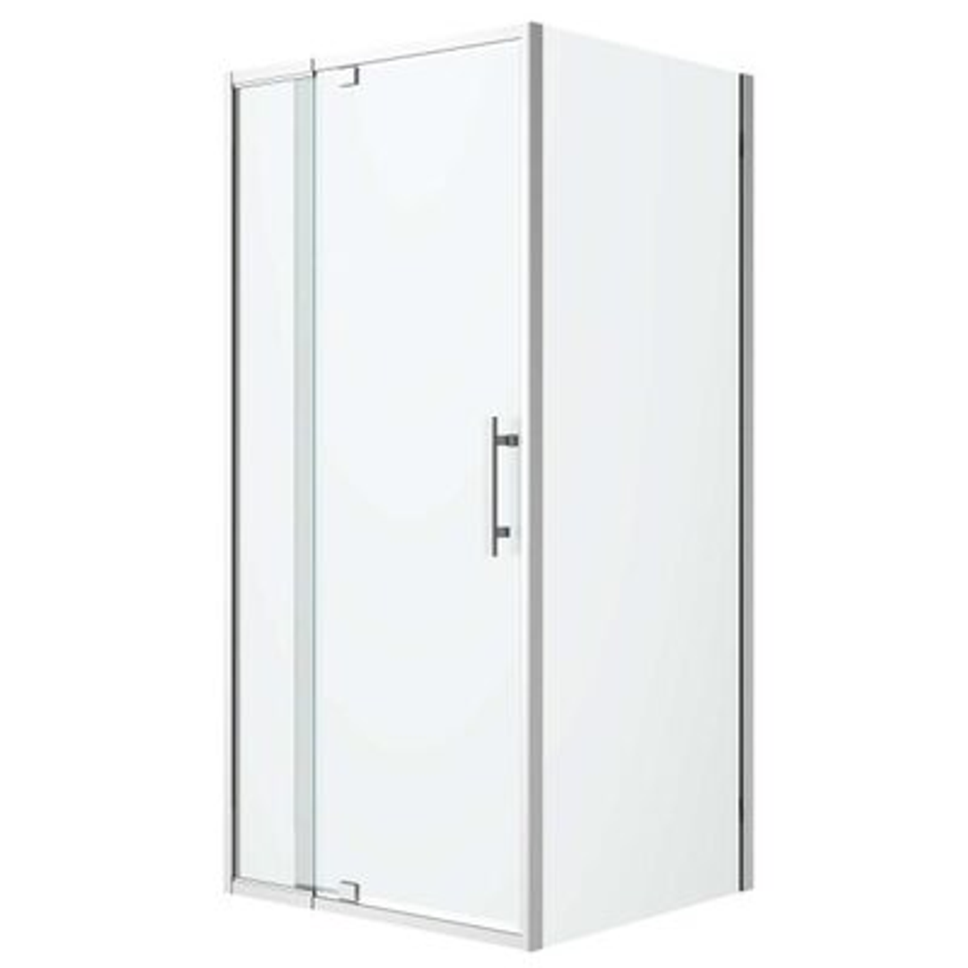 Oceano Louve Square Pivot Return Screen 820 X 2000 Chrome