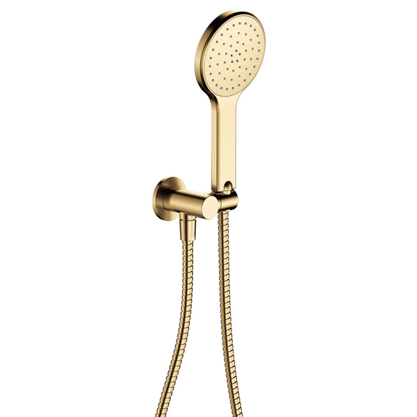Fienza Kaya Hand Shower Round Plate Urban Brass