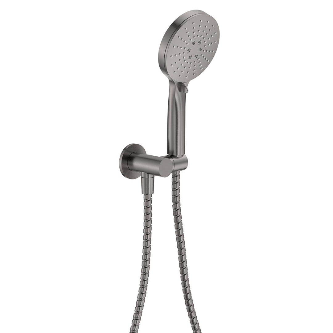 Fienza Empire Slim Hand Shower Round Plate Gun Metal