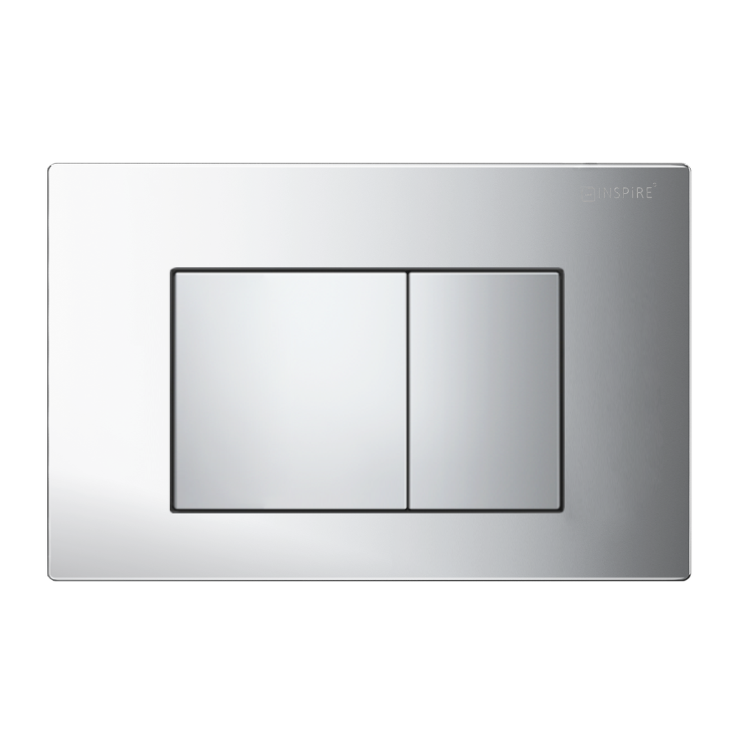 Otti R&T Dual Flush Plate Large Square Chrome